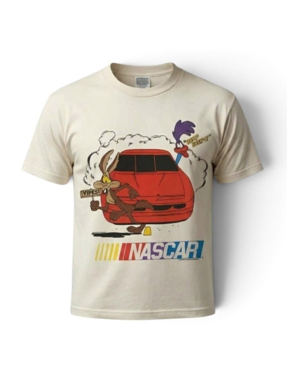 Pre-owned Vintage 1993 Looney Tunes x NASCAR Tee